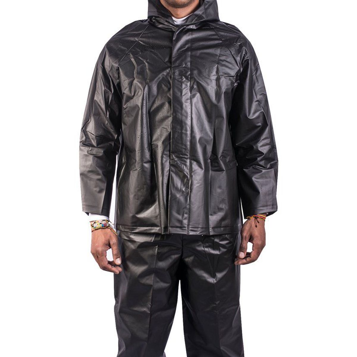 AFM - Impermeable moto bicicleta econo negro---