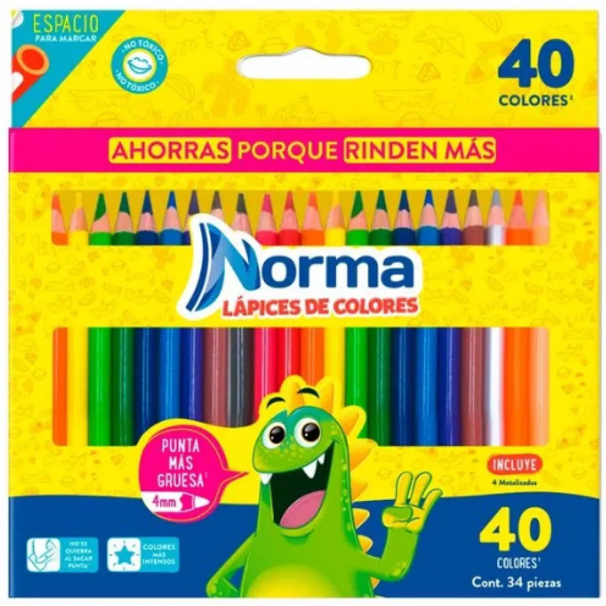 EDITORIAL NORMA - Colores Norma X 40 unidades Norma