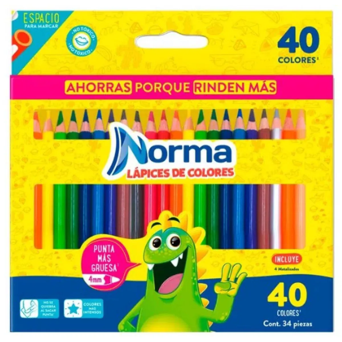 EDITORIAL NORMA - Colores Norma X 40 unidades Norma