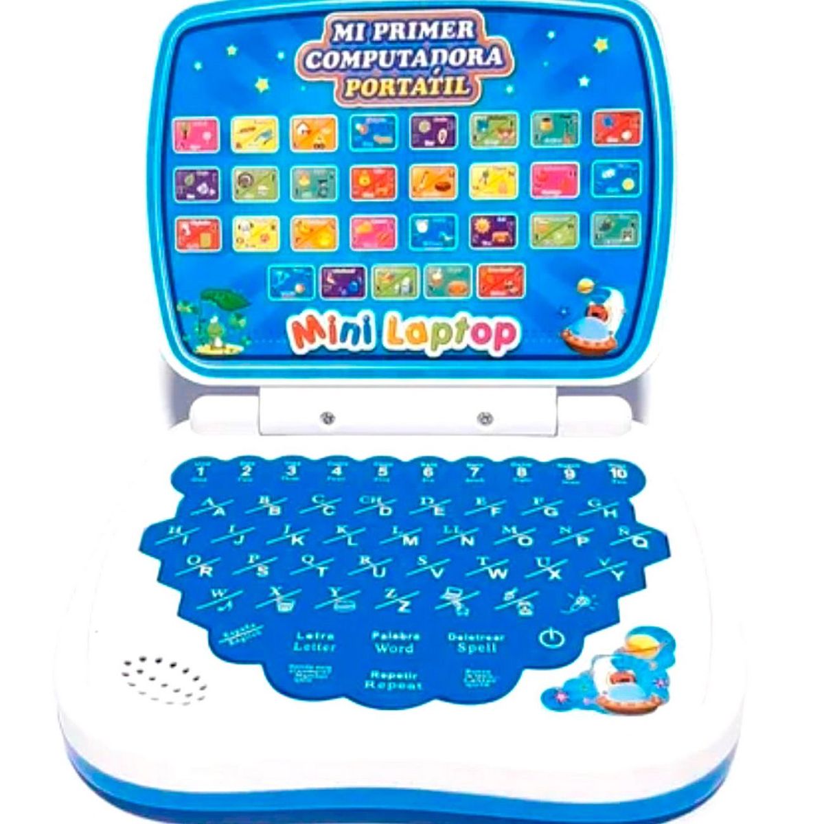 DAYOSHOP - Mi Primer Portátil Infantil Mini Laptop Educativo