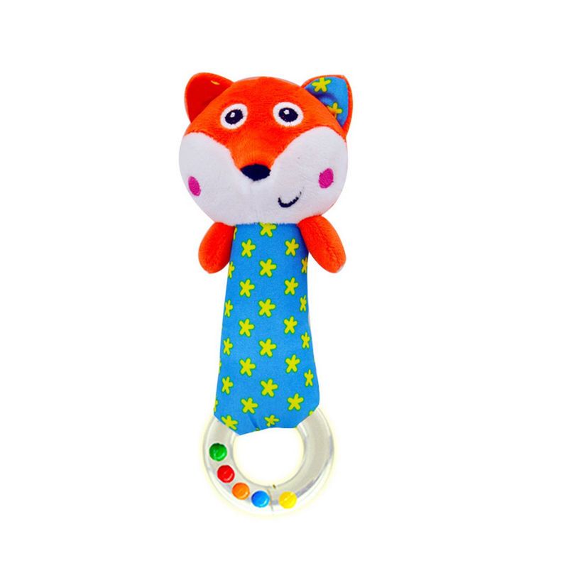 DAYOSHOP - Sonajero Zorrito Estimulación Temprana Bebé Juguete Animales