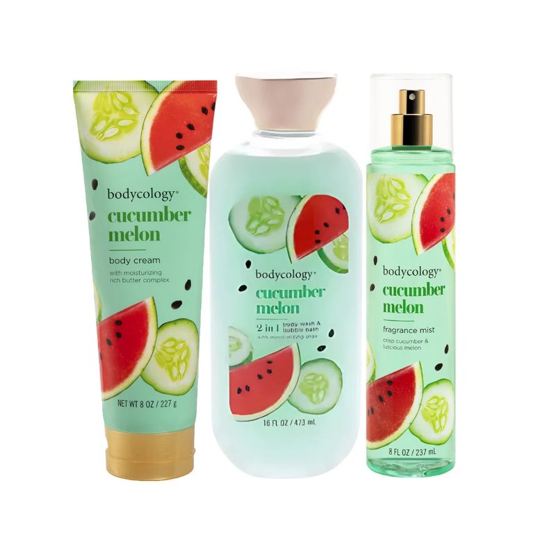 BODYCOLOGY - Combo Bodycology Cucumber Melon 3 piezas