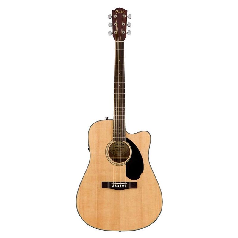 FENDER - GUITARRA ELECTROACUSTICA FENDER CUERDAS DE ACERO CD-60SCD NATURAL.