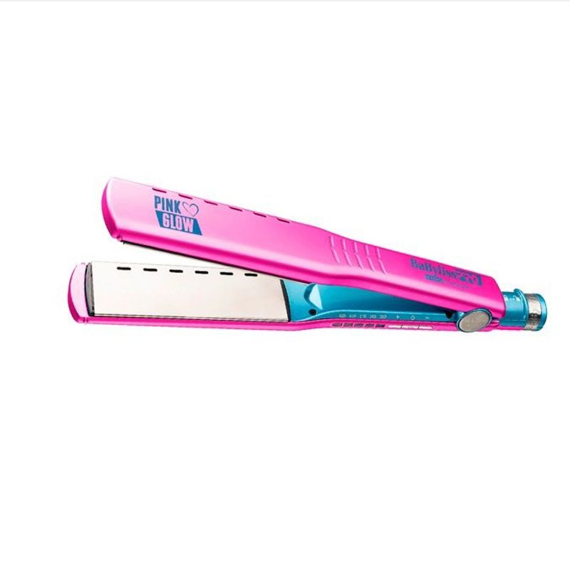 BABYLISS - Plancha Profesional Babyliss Nano Titanium Vented Dry Pink Glow 1 ½"