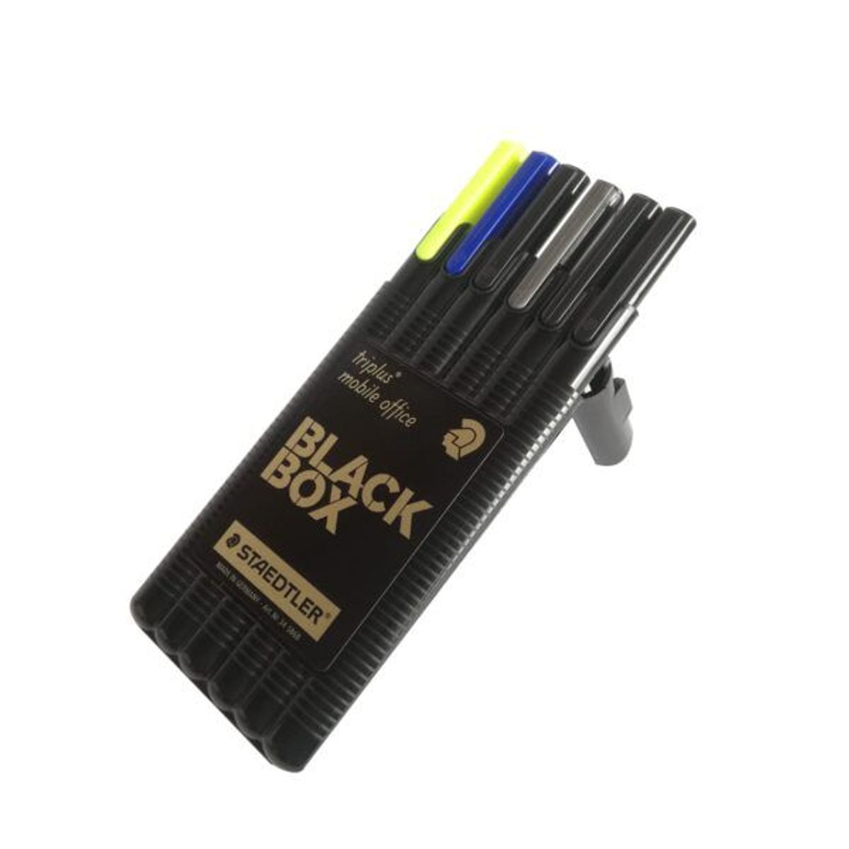 STAEDTLER - Set Bolígrafo Micropunta Portamina Y Resaltador X6 Staedtler