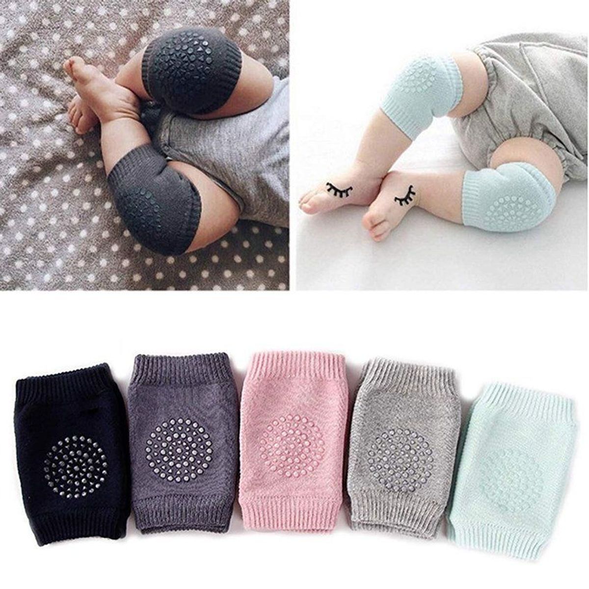 ENFANT'ASY - Rodilleras de gateo para bebe antideslizante