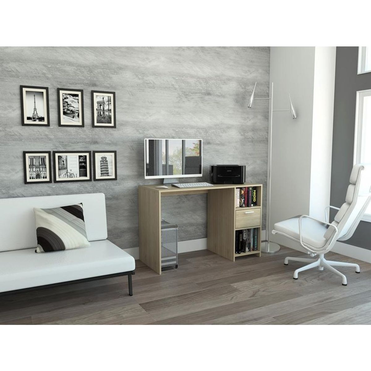 RTA DESIGN - Escritorio omma  rovere 75x110x48 rta muebles