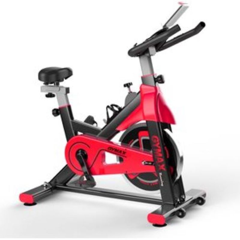 GYMAX - Bicicleta Estática Spinning Gymax 10Kg Roja