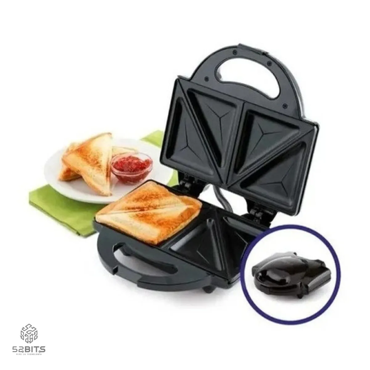 UNIVERSAL ROYAL - Sanduchera 2 Puestos Universal Royal Eléctrica