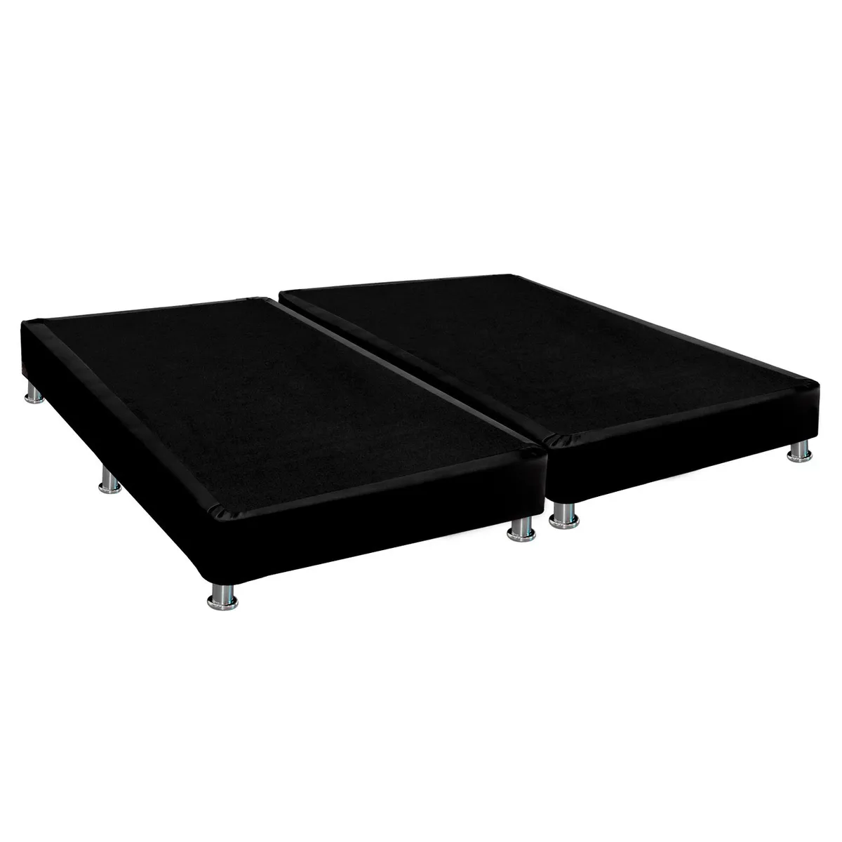 COLCHONES FANTASIA - Base Cama Plus Negro Semidoble Fantasía