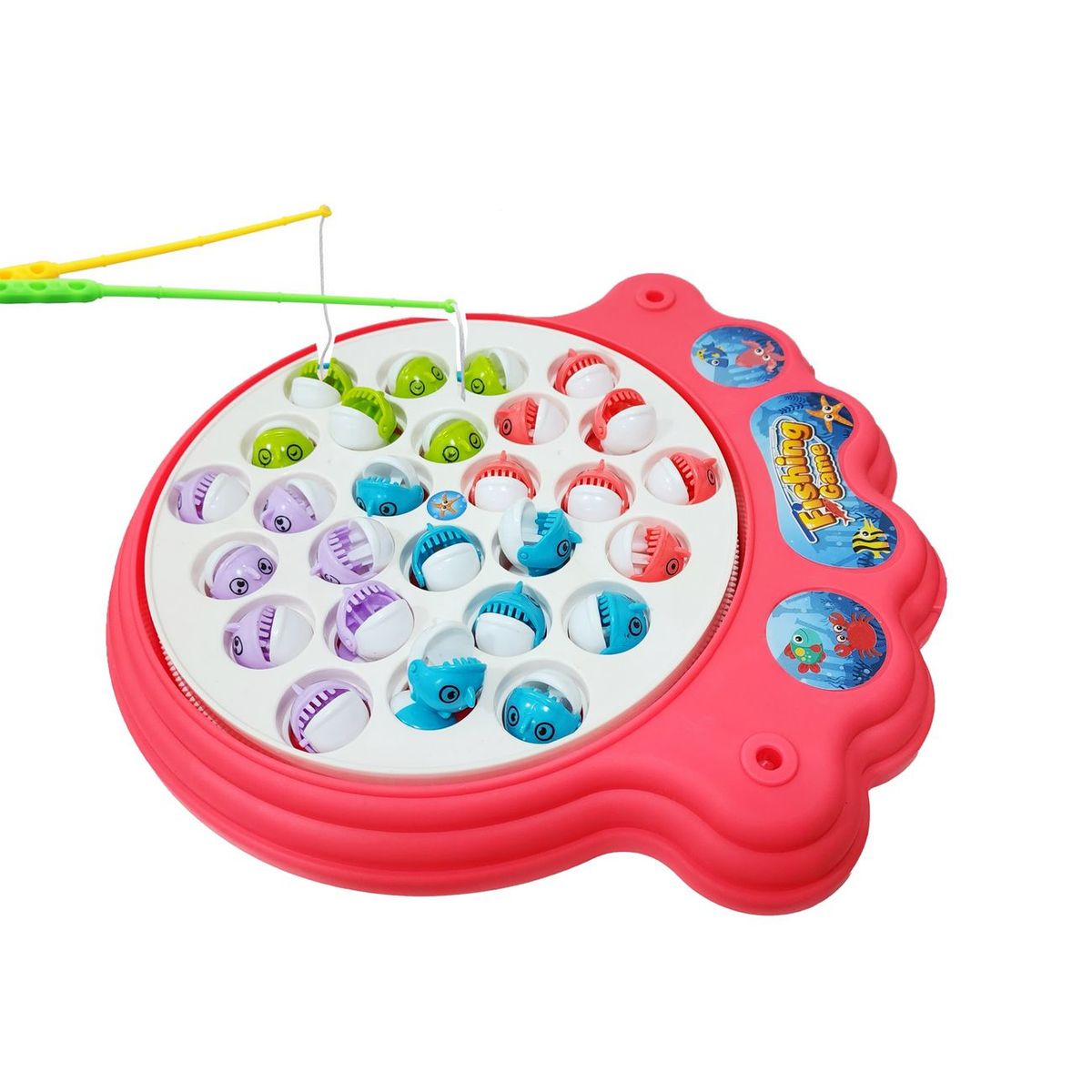 DAYOSHOP - Juego De Pesca Juguete Giratorio Infantil Niños