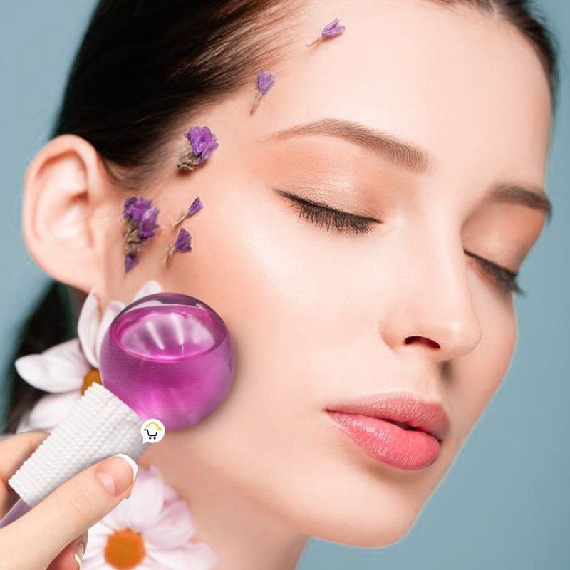 COMPRALOENCASA COM - Esferas Masaje Frío Relajante Belleza Facial Crioterapia QL007