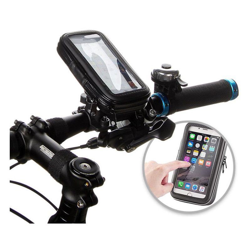 COMPRALOENCASA COM - Estuche Impermeable Soporte Bicicleta Gps Celular RF MT55