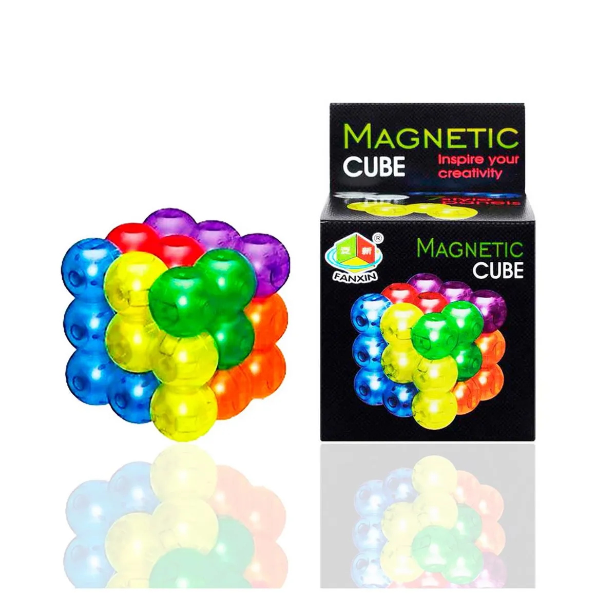 DAYOSHOP - Cubo Soma Mágico Rubik Magnetico 7 Colores Juguete Didáctico