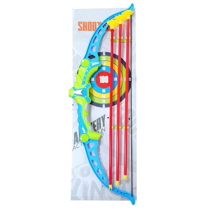 DAYOSHOP - Juguete De Disparos Arco Y Flecha Unisex Tiro Al Blanco