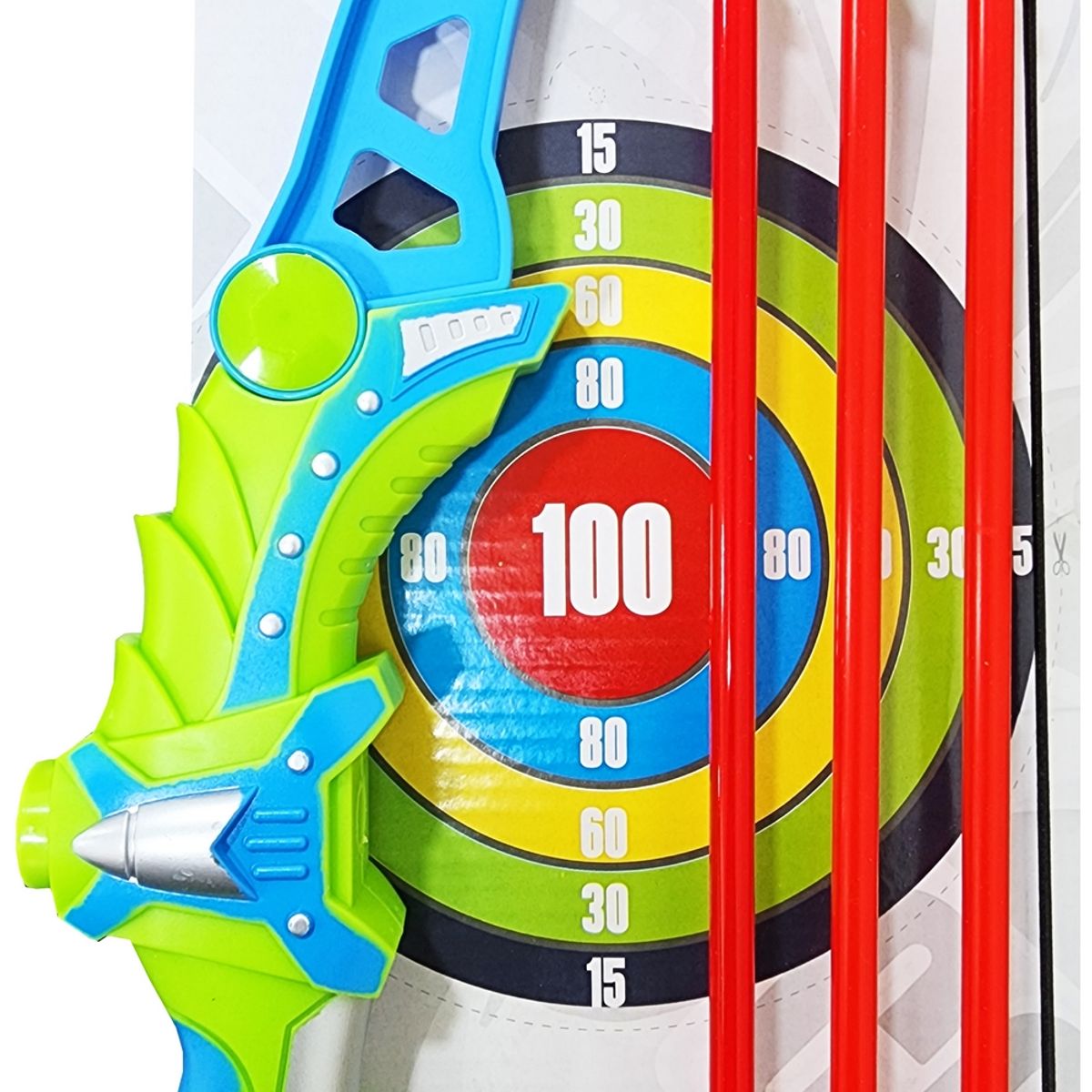 DAYOSHOP - Juguete De Disparos Arco Y Flecha Unisex Tiro Al Blanco