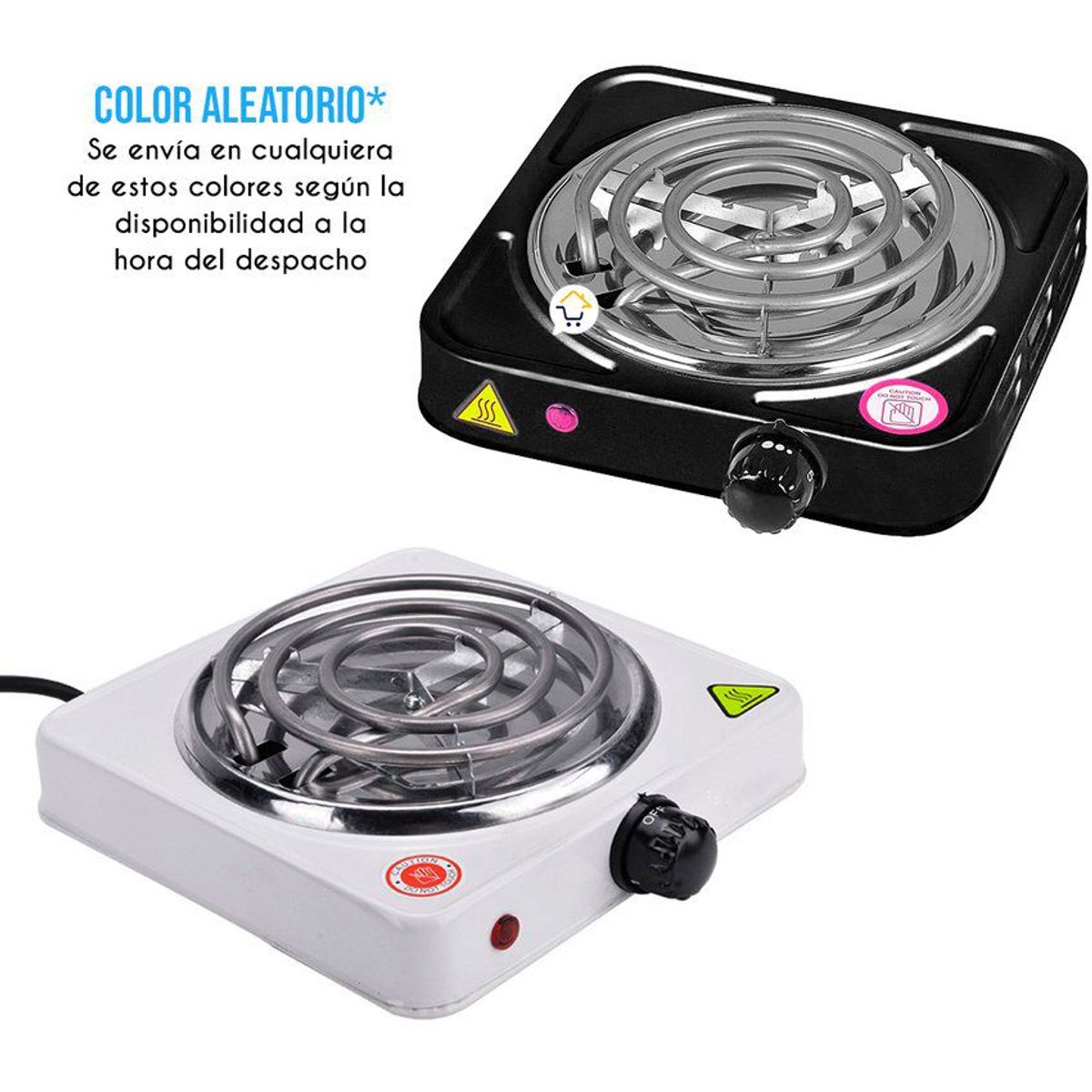 COMPRALOENCASA COM - Estufa Eléctrica 1 Parrilla 6 Niveles Temperatura EE01-EHM