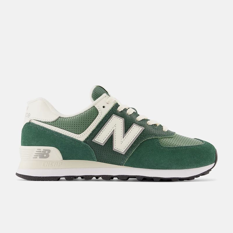 NEW BALANCE - Tenis New Balance 574 Hombre Verde Ref. U574Fg2