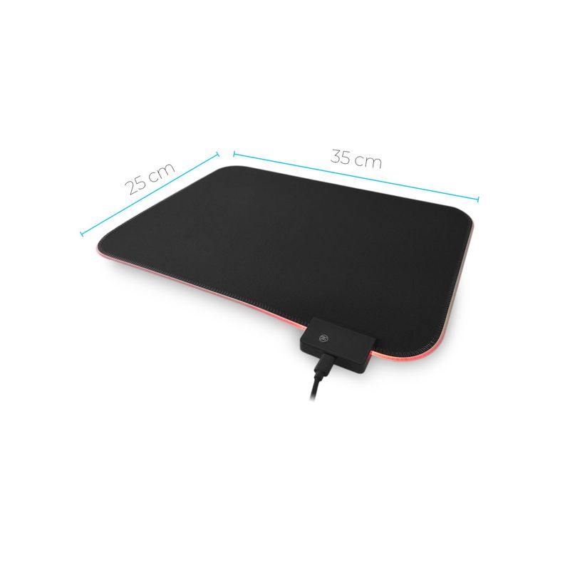 GENERICO - Tapete Pad Mouse Gamer Con Luces Rgb Talla S