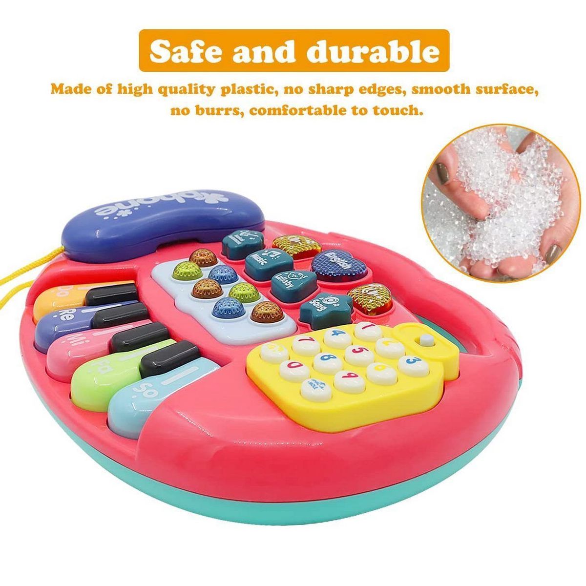 DAYOSHOP - Piano Organeta Musical Telefono Bebes Niños