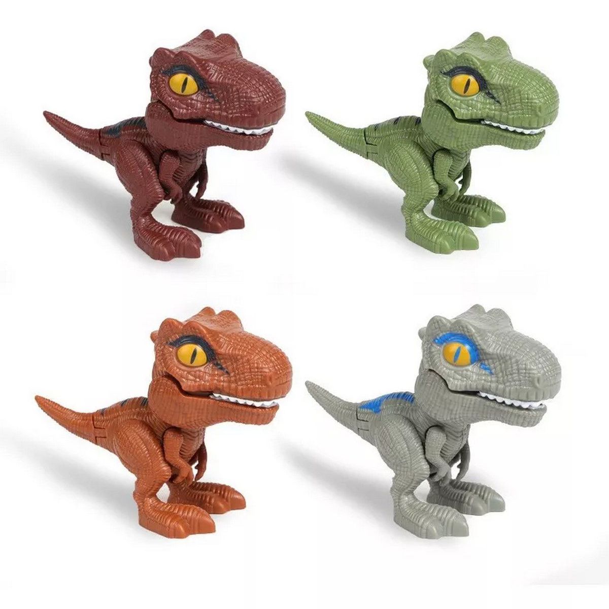 DAYOSHOP - Dinosaurio Rex Juguete Niños Huevo Sorpresa X 4 Pcs