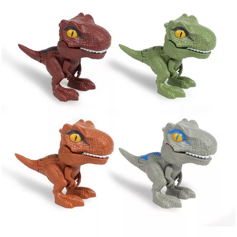 DAYOSHOP - Dinosaurio Rex Juguete Niños Huevo Sorpresa X 4 Pcs