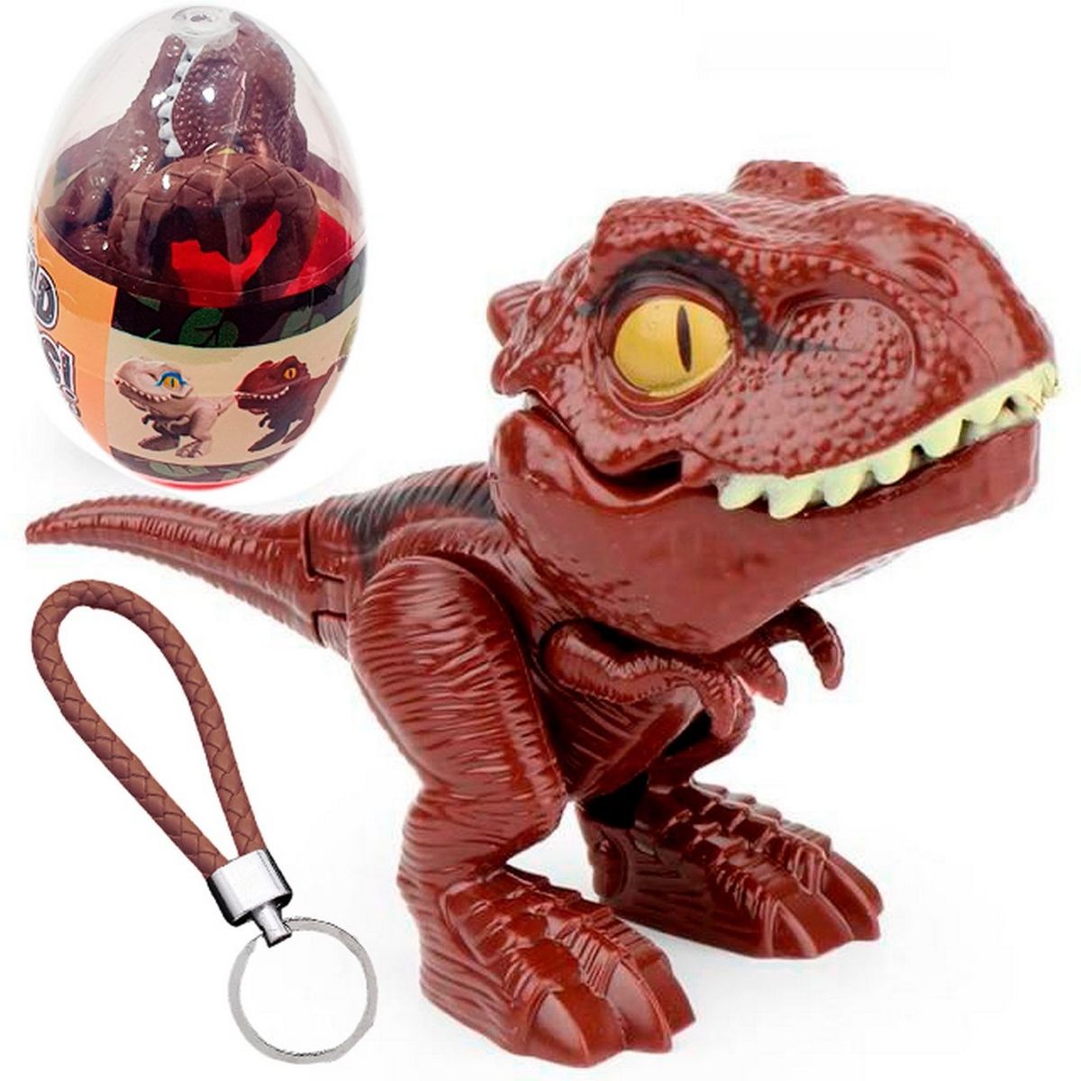 DAYOSHOP - Dinosaurio Rex Juguete Niños Huevo Sorpresa X 4 Pcs