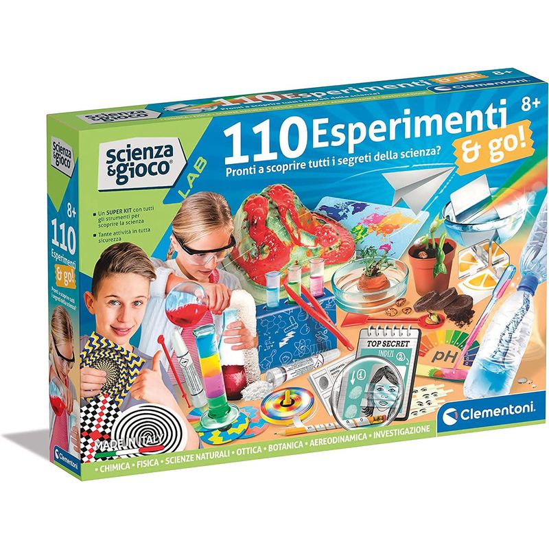 CLEMENTONI - Juguete 110 Experimento Stem Niños Niñas Ciencia