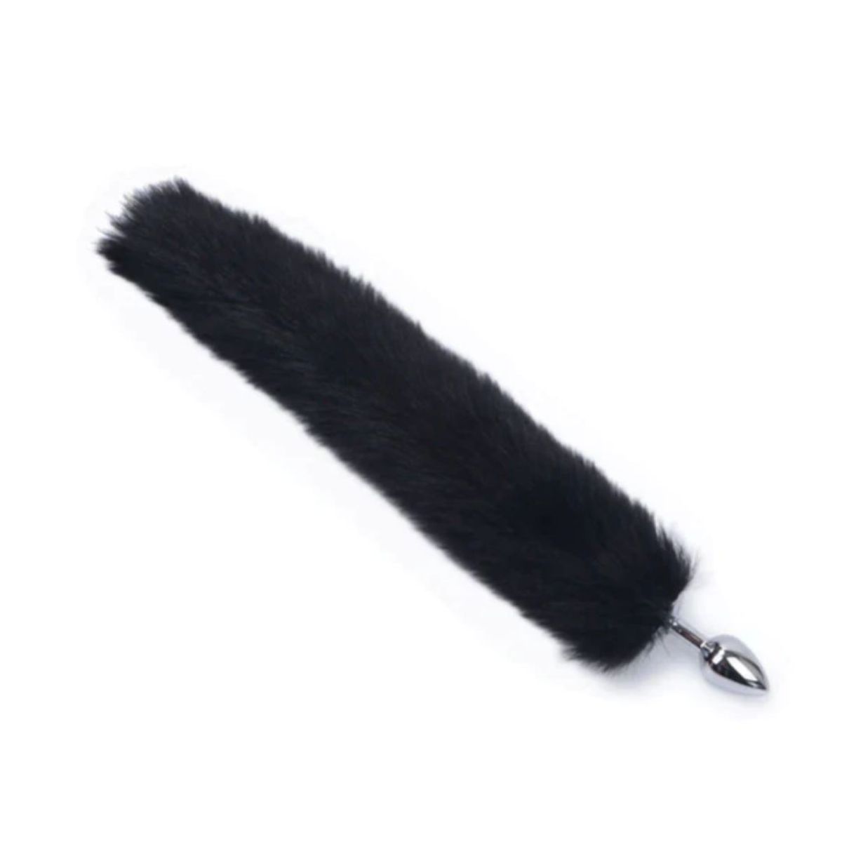GENERICO - Plug anal Cola de zorro talla M Negro