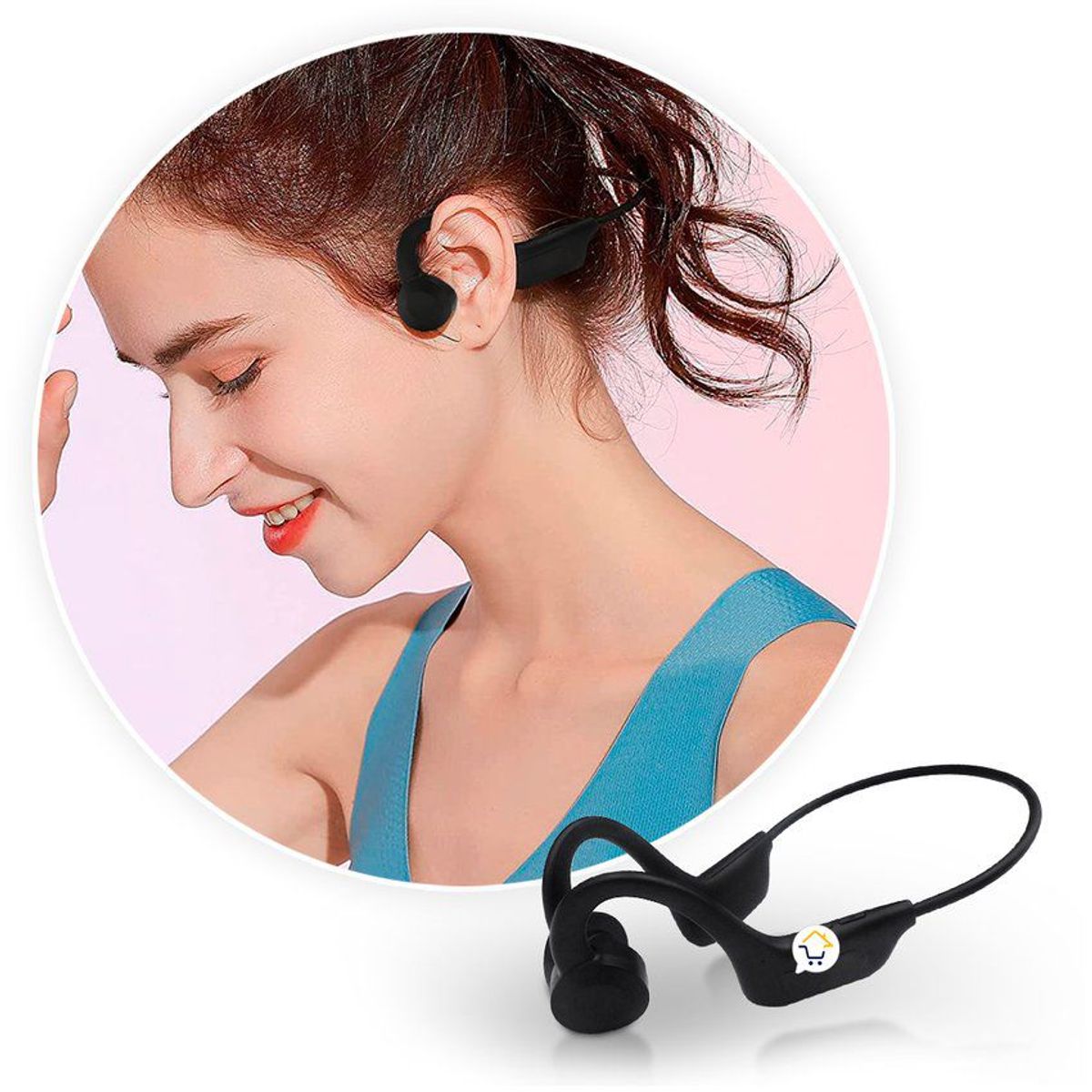 COMPRALOENCASA COM - Audífonos open ear inalámbricos manos libres deportivos js6