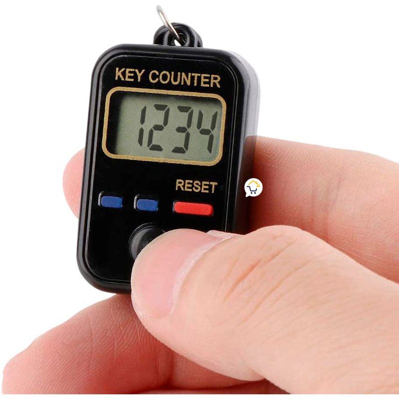COMPRALOENCASA COM - Contador De Personas 6 Dígitos Electrónico Clicker Llavero 215007