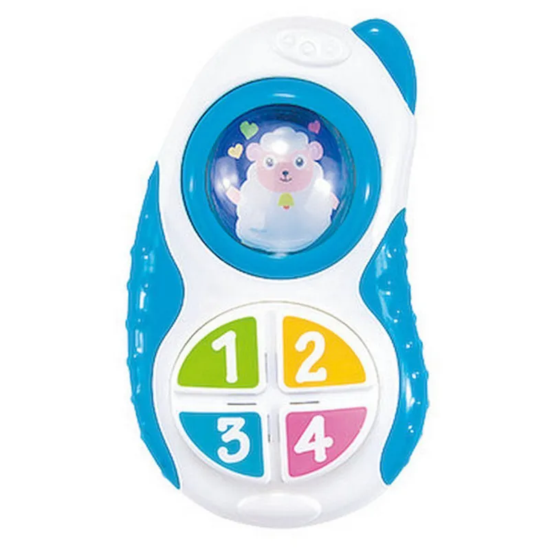 DAYOSHOP - Teléfono Infantil Con Sonidos Didactico Bebe Niños Niñas