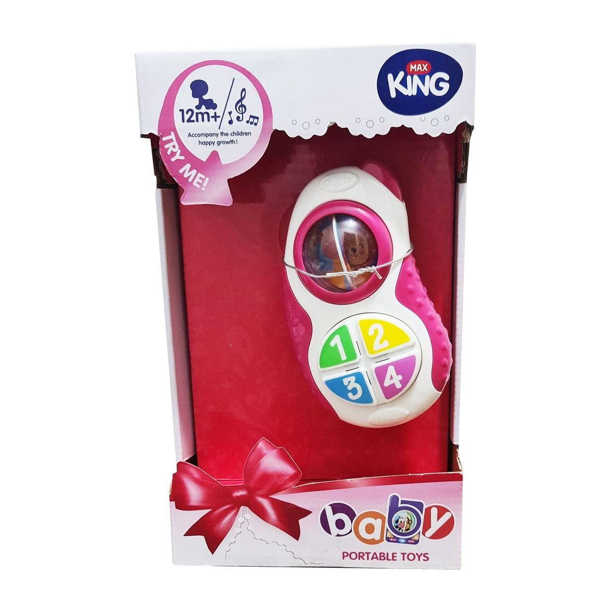 DAYOSHOP - Teléfono Infantil Con Sonidos Didactico Bebe Niños Niñas