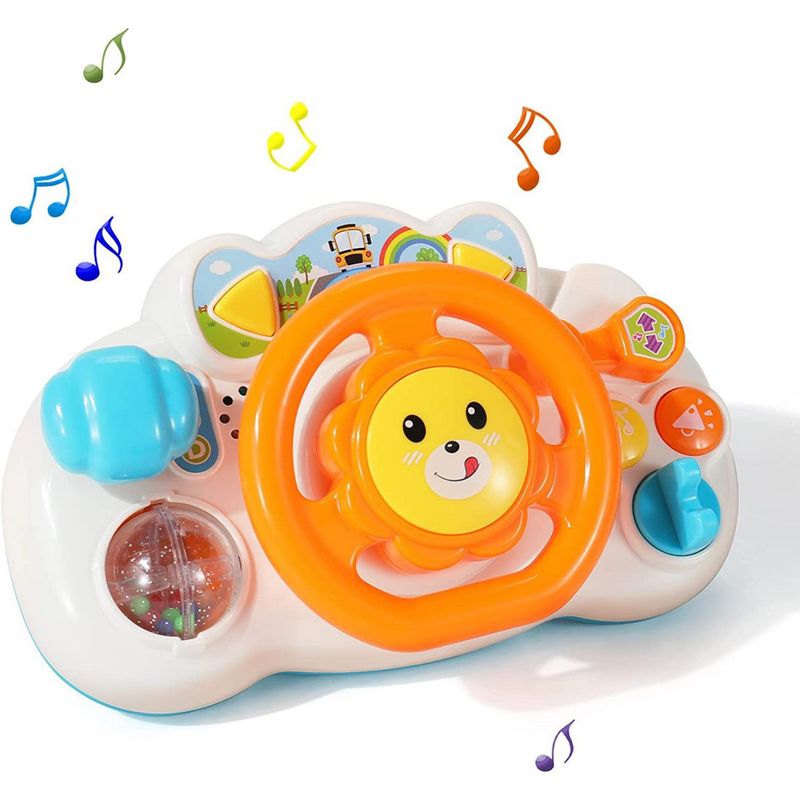 DAYOSHOP - Juguete Volante Interactivo Para Bebe Luces Sonido Sonajero