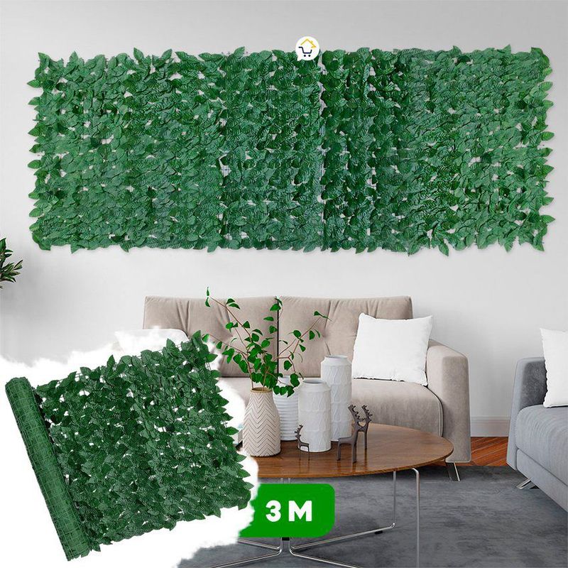COMPRALOENCASA COM - Jardín vertical 3x1m artificial muro follaje ecológico fm1000