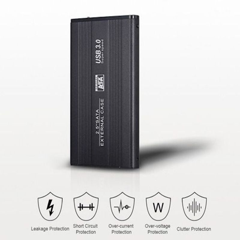 GENERICO - Caja Disco Duro Externo Convierte Disco 2.5 Sata A Usb 3.0