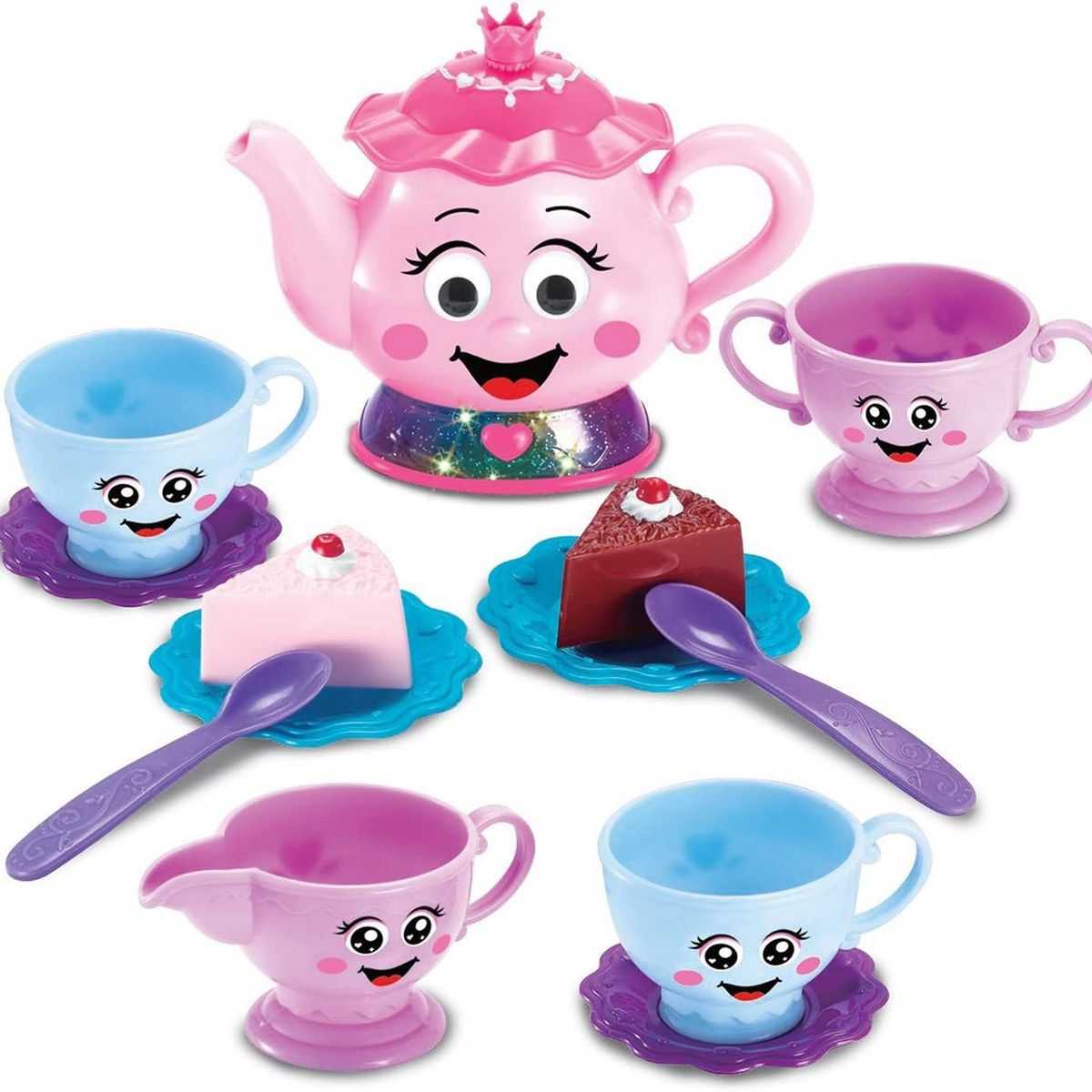 DAYOSHOP - Set De Té Musical Infantil Cocina Niñas Juguete
