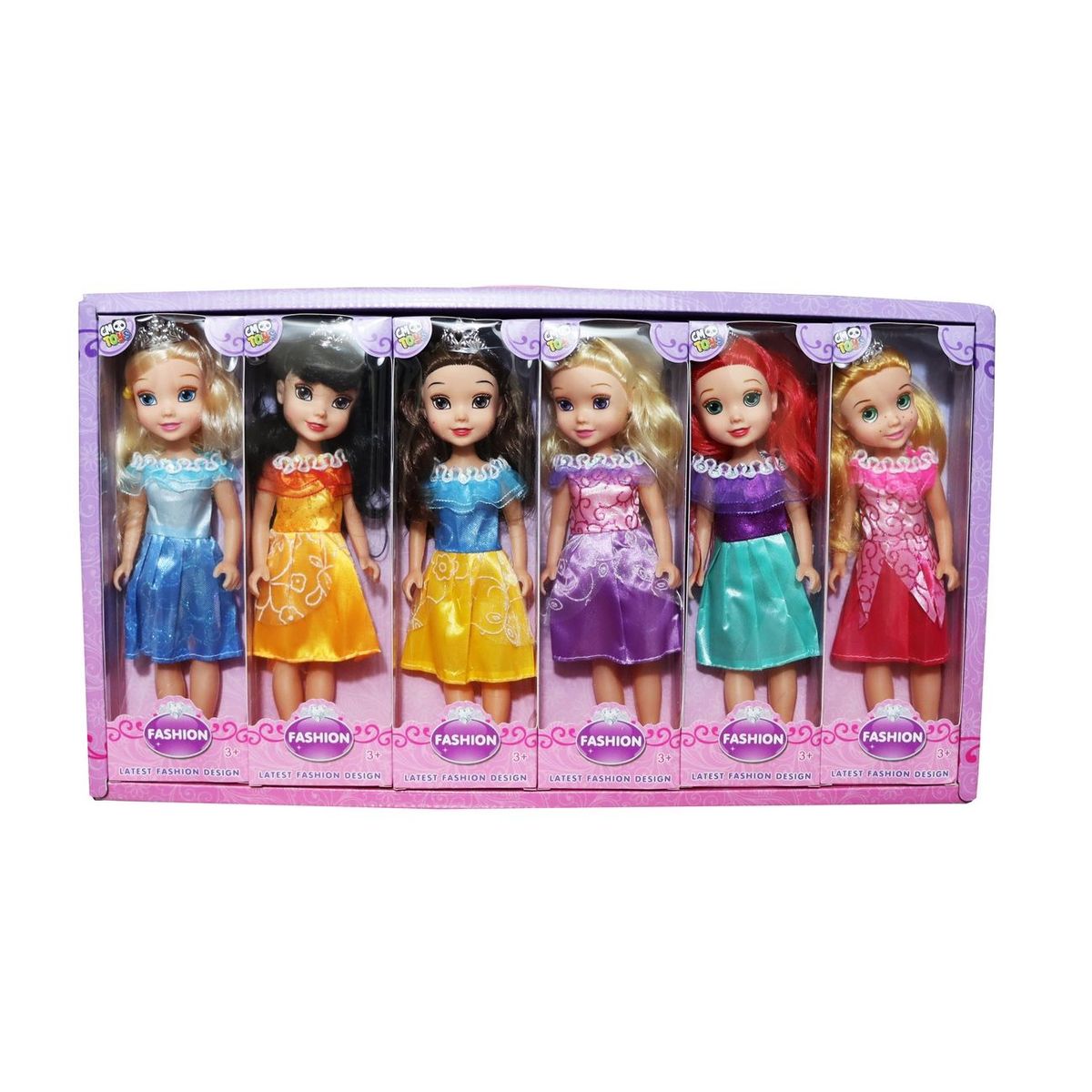 DAYOSHOP - Figuras Princesas Disney Muñecas Coleccion X 6 Pcs Niñas