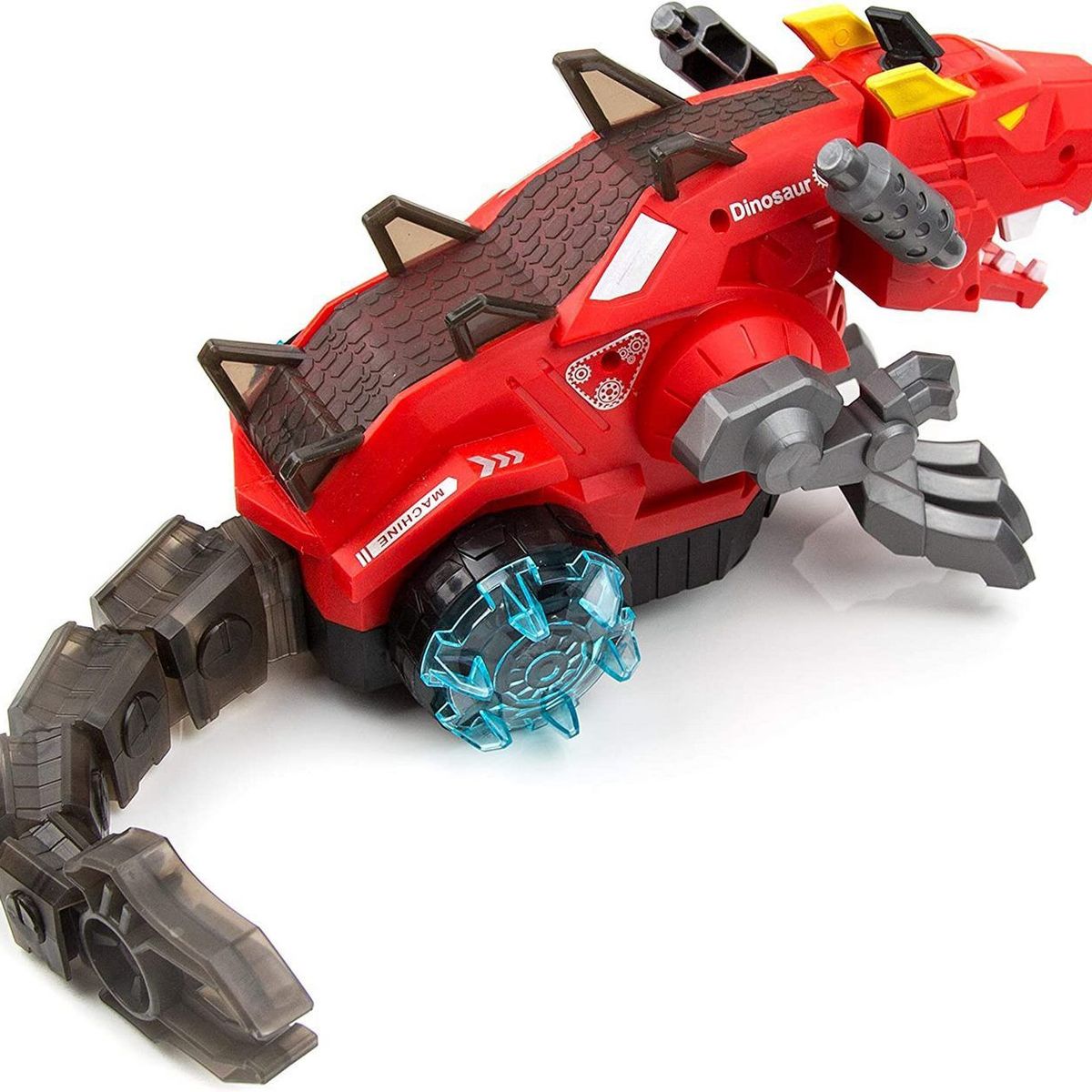 DAYOSHOP - Dinosaurio Dragón Rojo Vapor Luces Juguete Niños