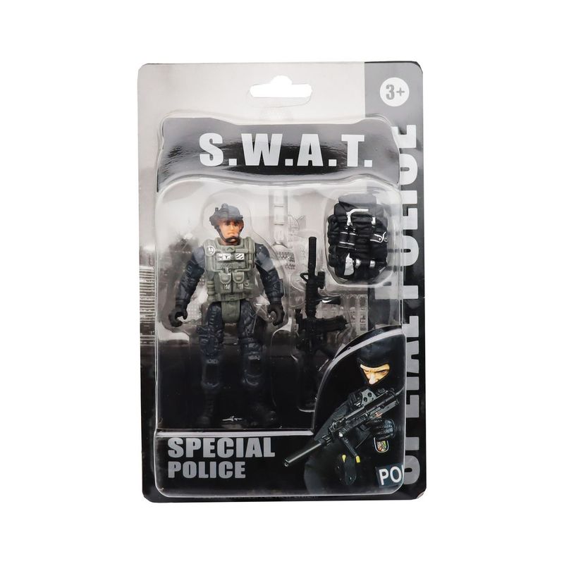 DAYOSHOP - Figura Policia Militar Swat Acción Niños  Accesorios
