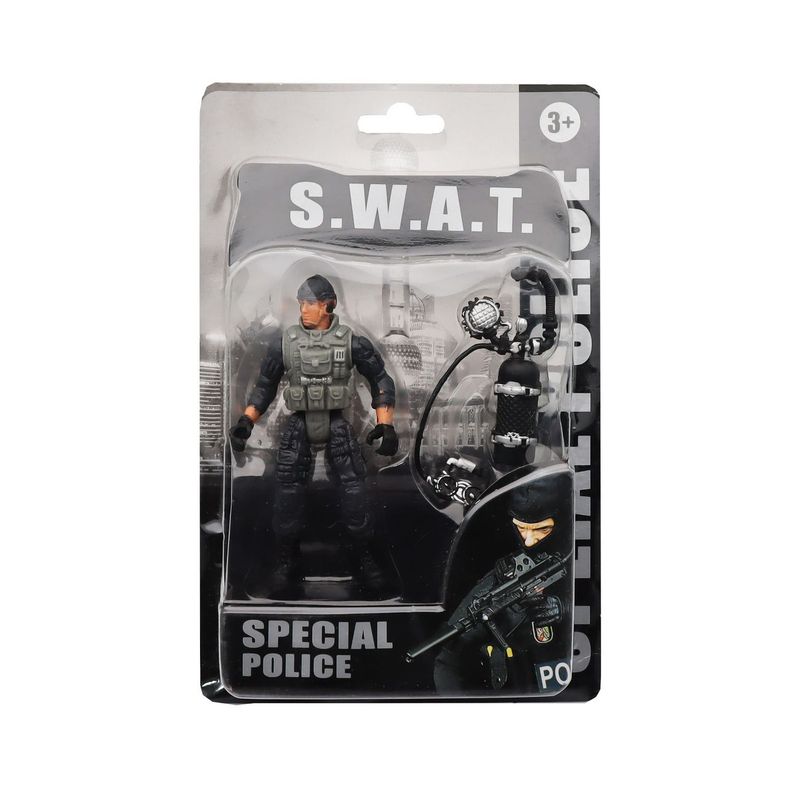 DAYOSHOP - Figura Policia Militar Swat Acción Niños  Accesorios
