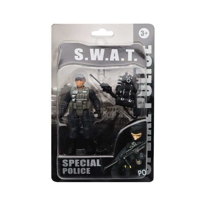 DAYOSHOP - Figura Policia Militar Swat Acción Niños  Accesorios