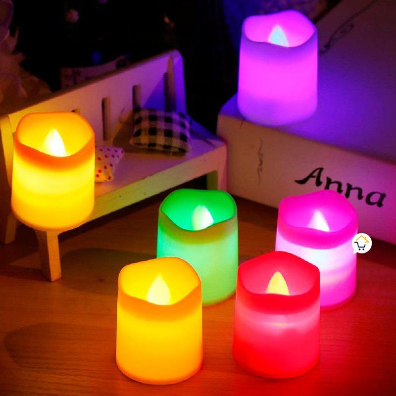 COMPRALOENCASA COM - Vela luz led pequeña x6 decorativa ak3008
