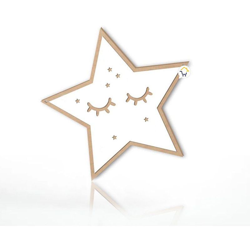 COMPRALOENCASA COM - Espejo acrílico decorativo marco madera niños jk180