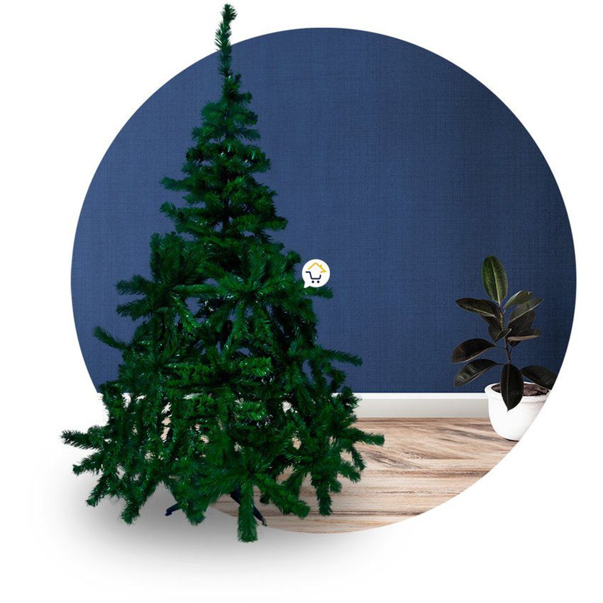 COMPRALOENCASA COM - Árbol navidad bogotá 1.90 m tradicional 410 ramas bog190