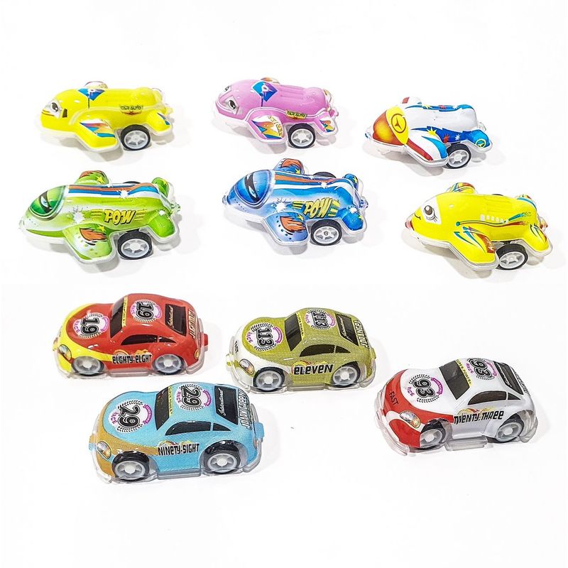 DAYOSHOP - Carros Y Aviones De Impulso Colección Juguete X 12 Pcs