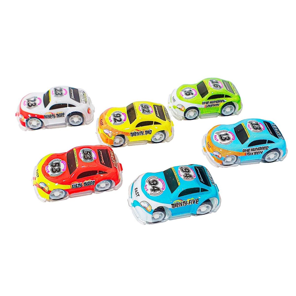 DAYOSHOP - Carros De Carrera De Impulso Colección Juguete X 12 Pcs