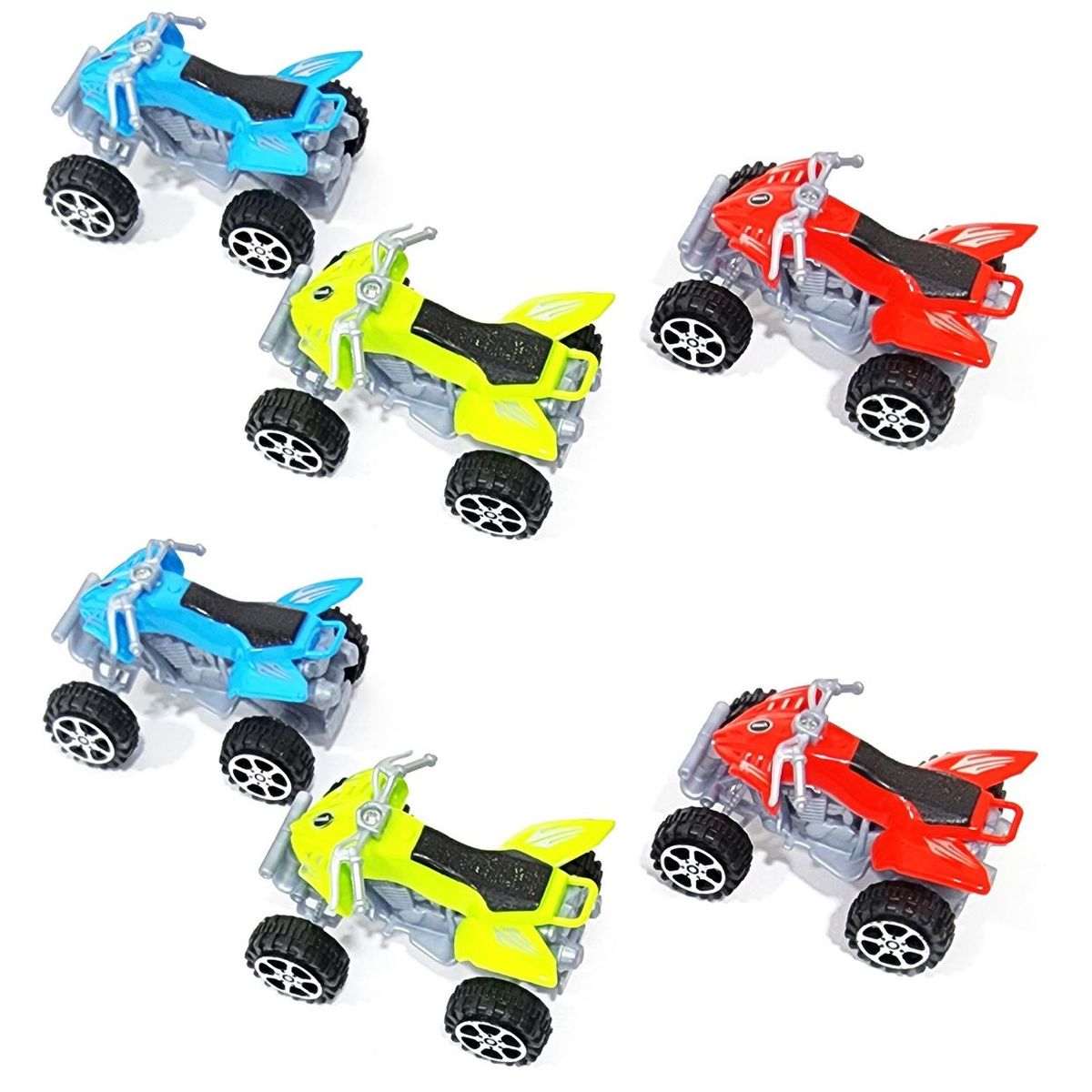 DAYOSHOP - Cuatrimotos Juguete Niños Didacticos Set X 6 Pcs