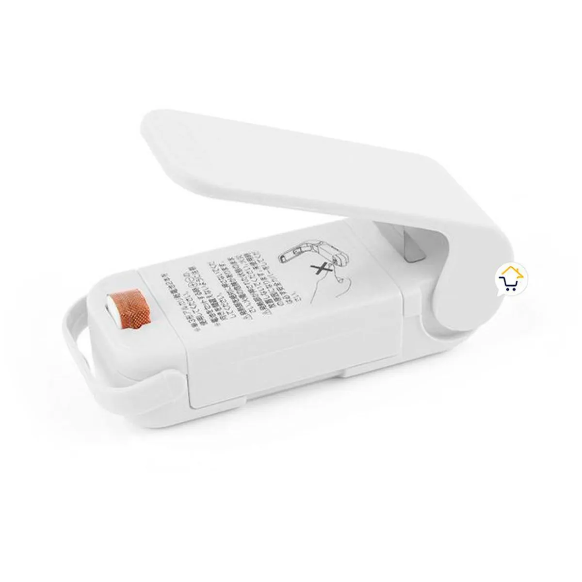 COMPRALOENCASA COM - Mini sellador de bolsas manual portátil 2 en 1 cortador lk701