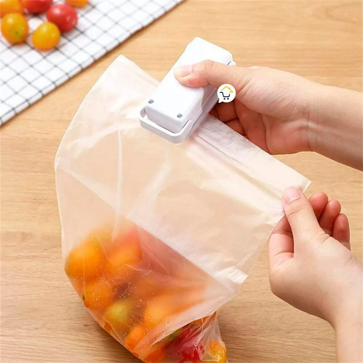 COMPRALOENCASA COM - Mini sellador de bolsas manual portátil 2 en 1 cortador lk701